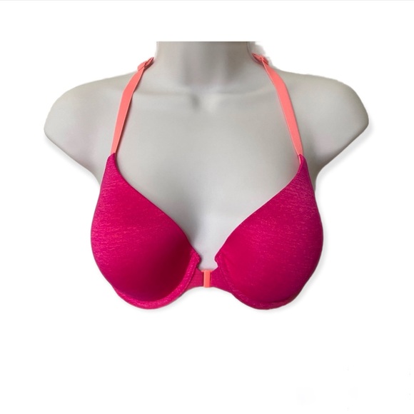 Victoria’s secret NWOT pink racerback semi demi bra 34D - Picture 2 of 11